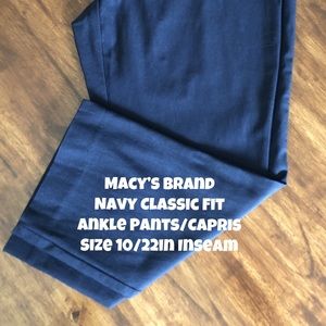 Macy’s Brand Navy Capris